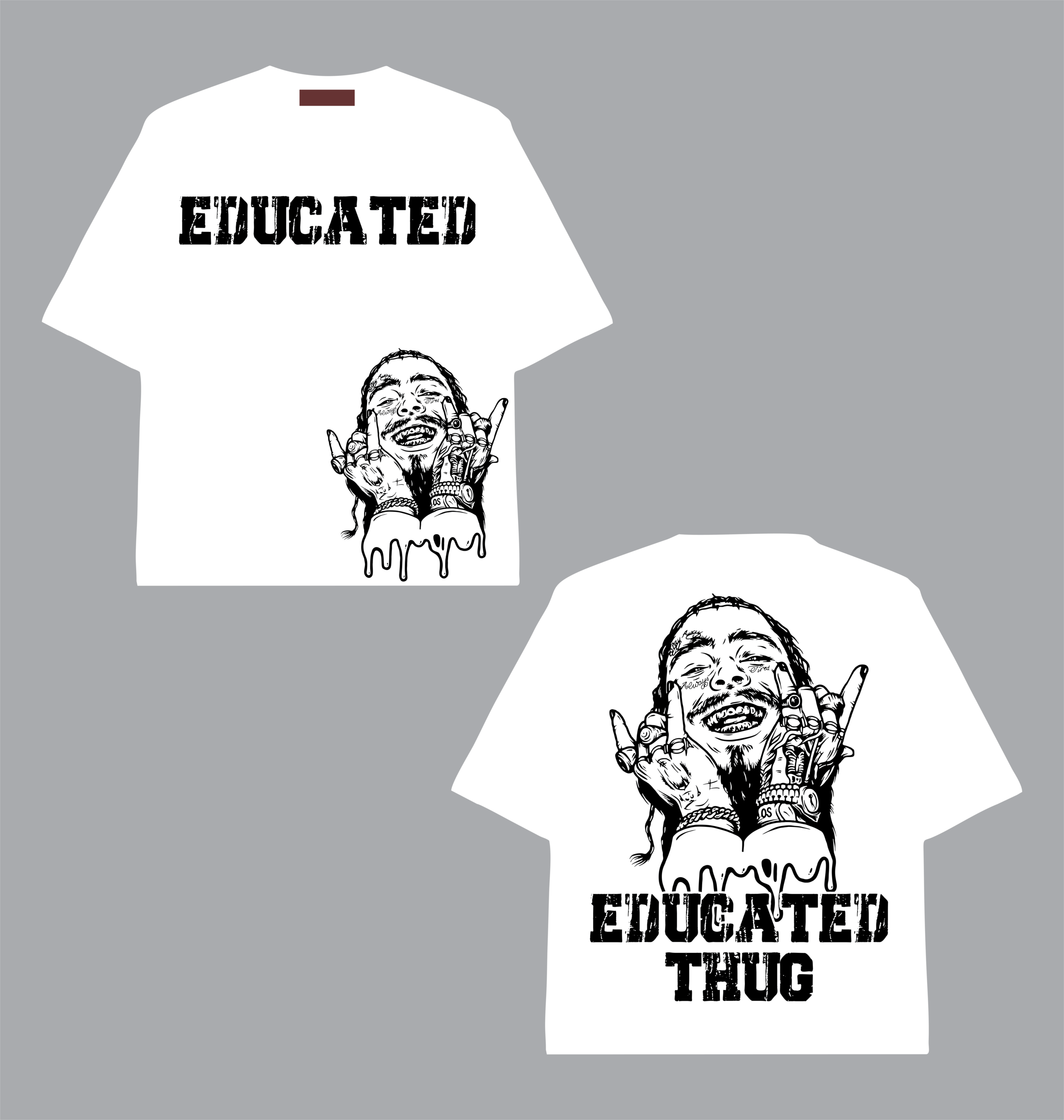 Educated Thug Tshirt - Image 2