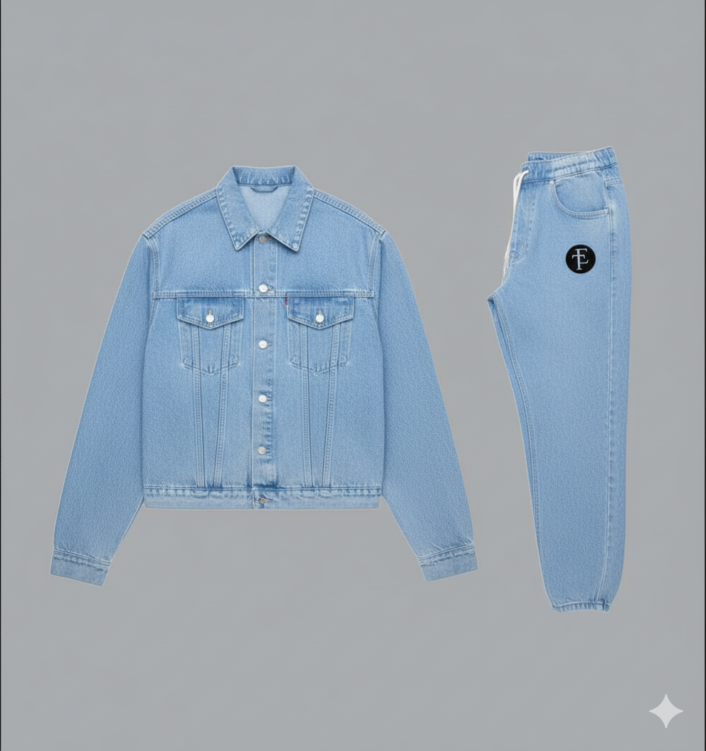 Light blue denim jacket - Image 3